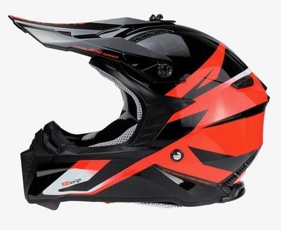 VIPER RS-X221 ECE22.06 ACU GOLD RATED OFF ROAD FULL FACE MOTORCYCLE HELMET RED