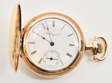 1900 Elgin 15 Jewel Gold Filled Pocket Watch WATCH323