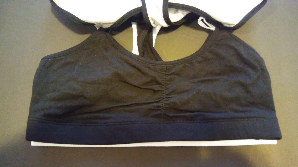 SUJETADOR DEPORTIVO FRUIT OF THE LOOM TALLA 36 NUEVO SIN ETIQUETAS 3 en lote Foto 2 de 4