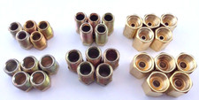 30 pc 3/16" and 1/4" brake fittings and inverted flare unions Sae USA MADE