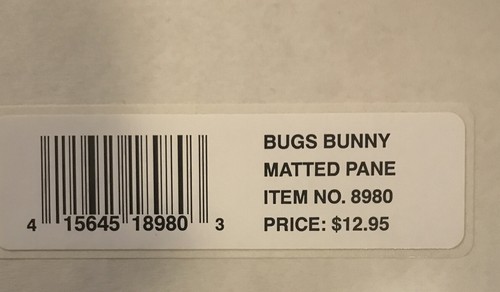 USPS Bugs Bunny Stamp Sheet Embossed and Matted Sealed - Picture 4 of 4
