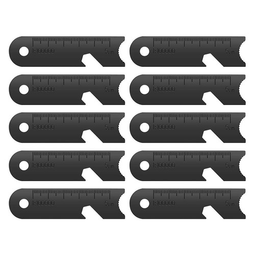 (black)Outdoor Flint Scraper Striker Fire Starter Durable Carbon Steel - Picture 2 of 9