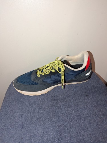 Roberto Cavalli Sport Running Sneakers Mens Size 10.5 Blue Suede Low Top - Picture 10 of 15