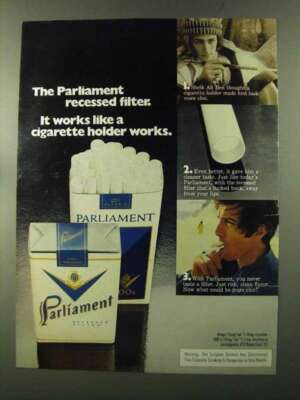 1973 Parliament Cigarettes Ad - Filter