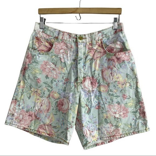 Zena Vintage 80s Pastel Floral High 
