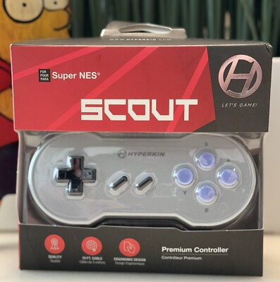 Hyperkin ''Scout'' Premium BT Controller for Super NES/PC/Mac/Android