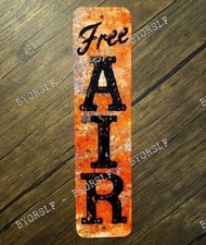 Metal Sign FREE AIR gasoline filling gas station petroliana petroleum petrol oil on The Hot Collector