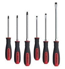 GEARWRENCH Screwdriver Set 6 pc Slotted Phillips Dual Material TWN 89802