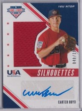 2020 USA Baseball Stars and Stripes Silhouettes  #126 Carter Boyd /199
