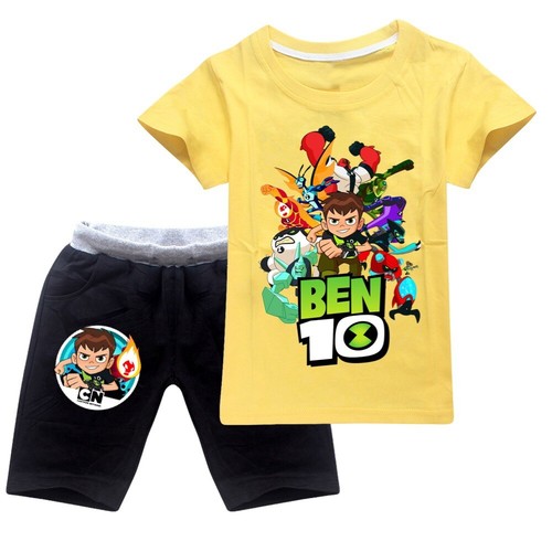 ben 10 game Kids girls Tracksuits Summer Tshirt+Short Pants Suit Sport Pajamas - Picture 3 of 38
