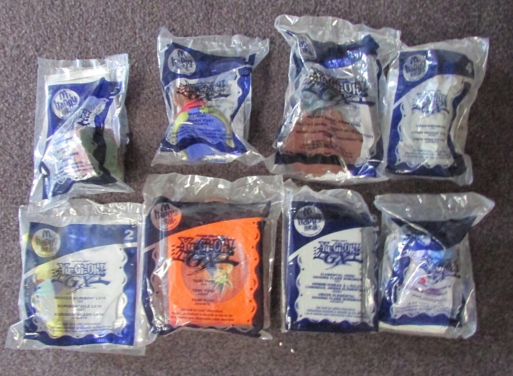 YUGIOH MCDONALDS GX SET OF 8 TOYS SEALED 2004 | eBay