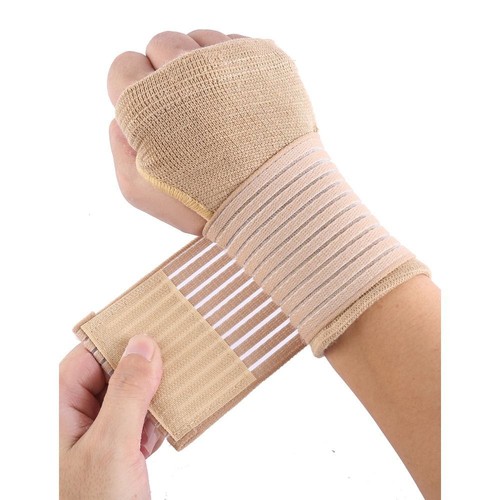 2x Elasticated Wrist Palm Hand Supports Arthritis Brace Sleeve Bandage Wrap Gym! - Picture 7 of 14