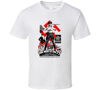#ad Ilsa She wolf of the SS T Shirt Nazi Exploitation Movie B Movie $13.99