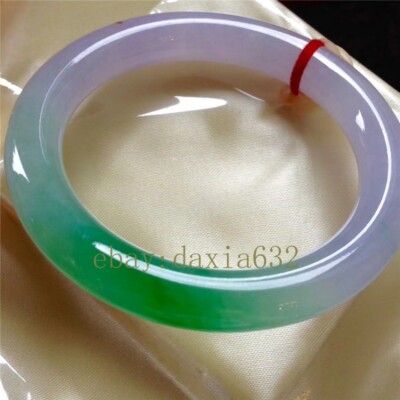 Old Pit Jade Bracelet Spring Colorful Sunshine Green Drifting  Violet