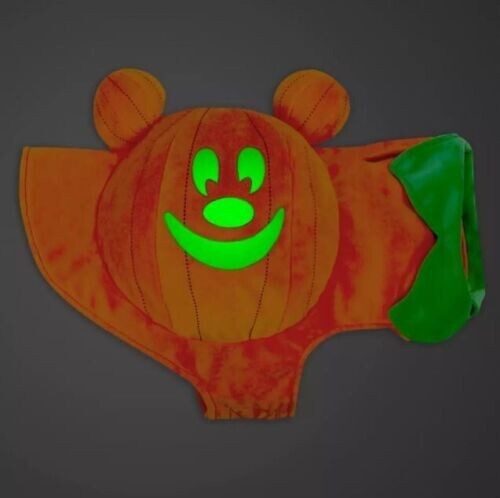 Disney Mickey Mouse Pumpkin Pet Costume Size XL Glow-in-Dark Accents Padded NWT! - Picture 5 of 6