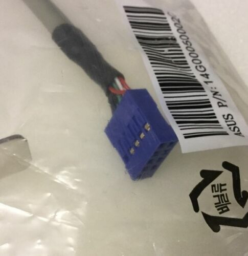 2 x High Quality ASUS Twin USB Port Bracket Cables 14G00050002C For Desktop PC - Picture 2 of 2