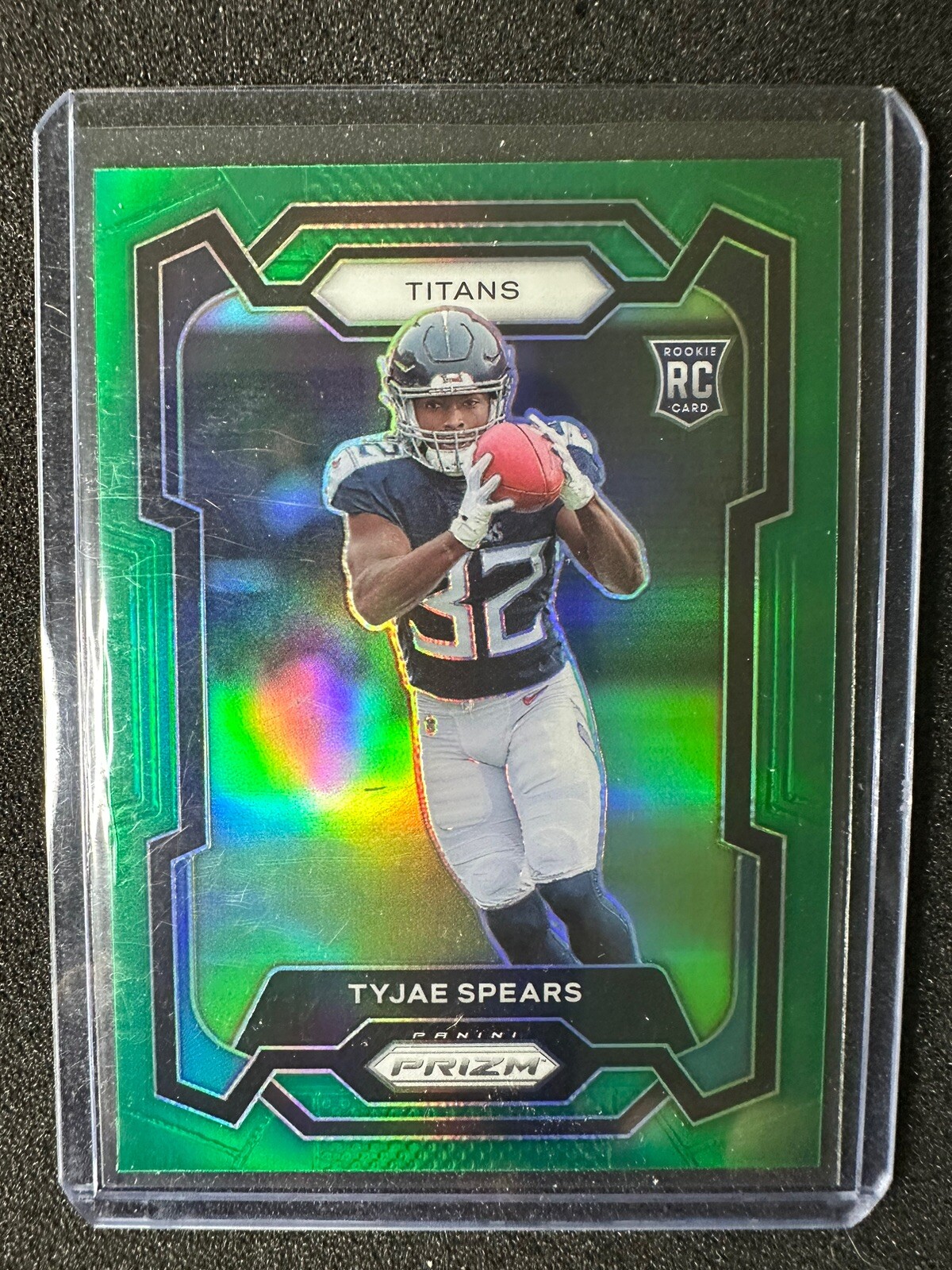 Panini 2023 Panini Prizm #396 Tyjae Spears Green Tennessee Titans