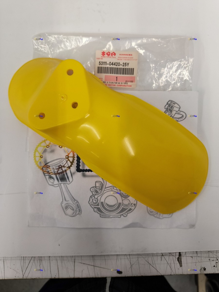 スズキ　バンバン50フロントフェンダー Suzuki Genuine OEM Front Fender Yellow 78-99 SUZUKI JR50 JR 50