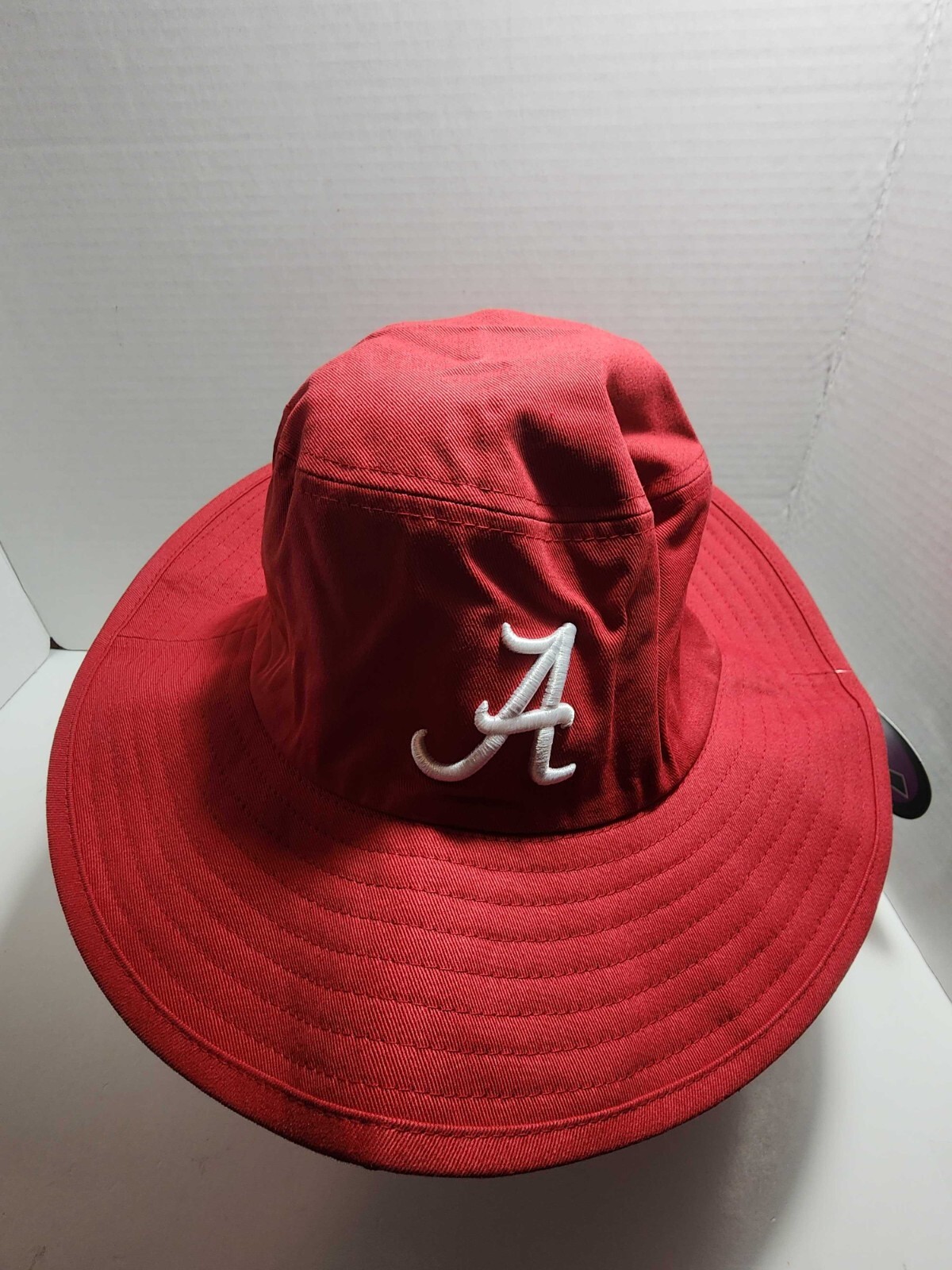 Alabama Crimson Tide Zephyr Red Bucket Hat Drawstring Adjustable Size L XL