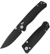 CMB Made Knives Braveman Folding Knife 3.5" S35VN Steel Blade Titanium Handle