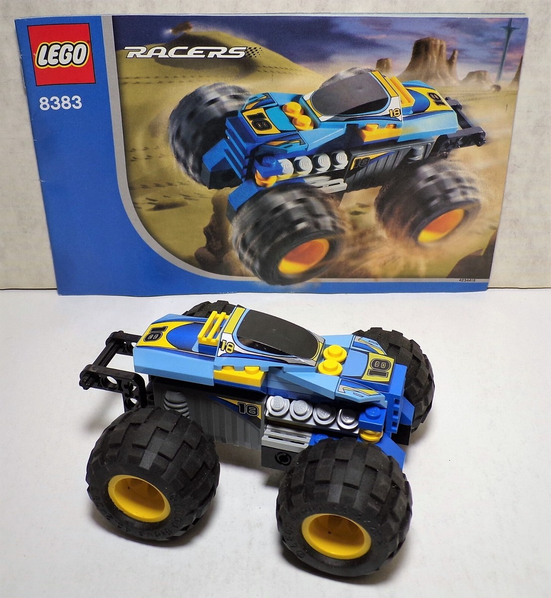 Lego 8383 Nitro Terminator Power Racers Race Car w Instructions