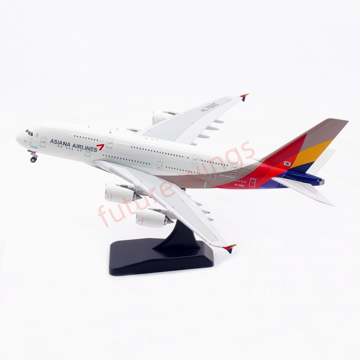1:400 Aviation400 Asiana Airlines A380 HL7625 Aircraft Model