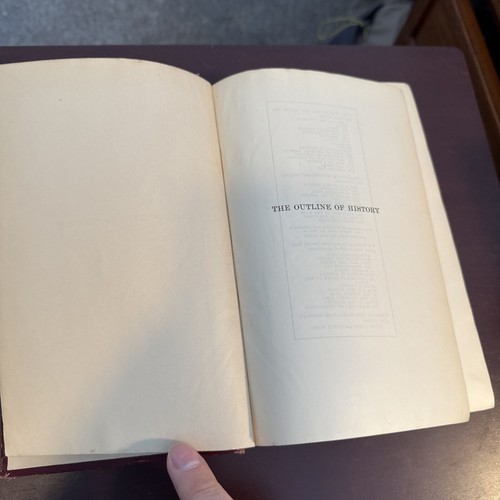 H. G. Wells The Outline of History 1921 3rd Edition Revised Macmillan Antique - Foto 9 di 11