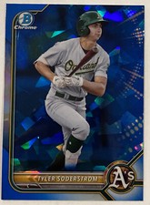 2022 Bowman Chrome Sapphire Tyler Soderstrom Athletics (Mint)
