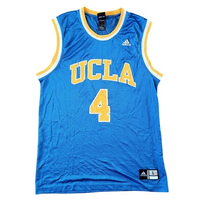 Adidas UCLA Bruins #4 Baby Bear Basketball Trikot - Blau/Gold Large