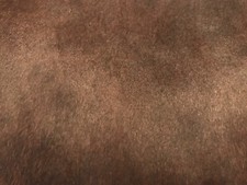 Cowhide Leather Sheet Dark Brown Hair on Hide Cowhide Leather 58.5  x 24  