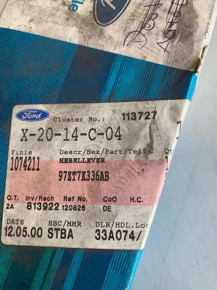 Palanca de cambios FORD Cougar Focus 1 MK1 1074211 97ZT7K336AB Foto 3 de 4