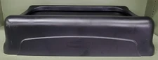 Rubbermaid Commercial Products Slim Jim Trash Can Swing Lid, Black, Plastic,