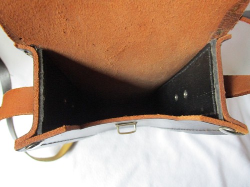 Stativtasche Ledertasche schwarz Umhänge-Tasche m. Trageriemen 32,5x12,5x7cm - Picture 4 of 6
