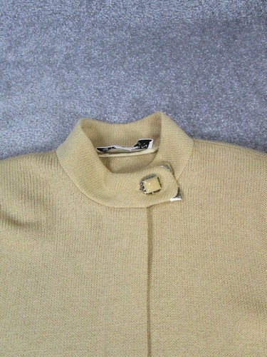 St.John Collection Jacket Womens 4 Beige Knit Full Zip - Picture 2 of 7