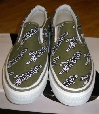 AKUPUNKTUR KLASSISCH RETRO SKATER SLIP ON BOOT DECK FREIZEITSCHUHE SNEAKER UK 6 7