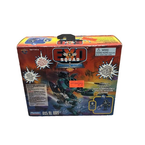 ExoSquad MARSALA Figure W Helmet Exo Squad E-Frame Pilot Vintage