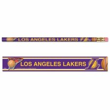 LOS ANGELES LAKERS TEAM LOGO 6-PACK PENCILS BRAND NEW WINCRAFT 😎🏀