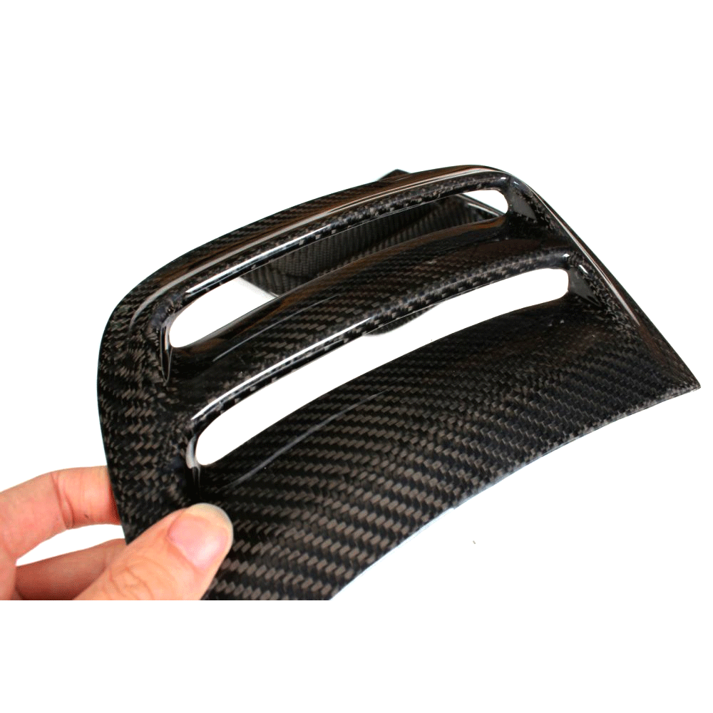 2x Carbon Lufteinlass Abdeckung Vorne Für Mercedes Benz W204 C63