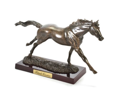 Figura de carreras de caballos Black Caviar 1:72 17cm resina - Atlas Collection 111 - Imagen 1 de 2