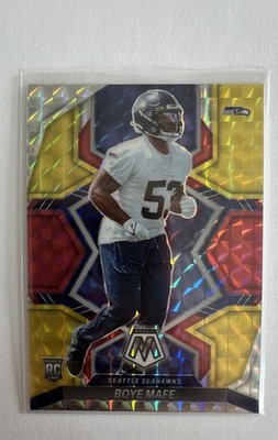 2022 Panini Mosaic Boye Mafe #385 Choice Fusion Red & Yellow 1/80 (RC)