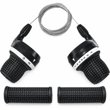 3x7 Speed Bike Shifter Set, 21 Speed Twist Grip Gear Shifters
