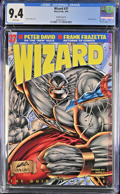 Wizard Magazine #37 CGC Graded 9.4 NM Rob Liefeld cover Gatefold Variant 1994