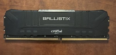 Crucial BL16G32C16U4B DDR4 16GB (1x16GB) UDIMM Desktop Memory 3200MHz RAM Module