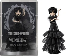 Mattel Collectible - Monster High X Wednesday - Raven Dress Wednesday Doll [New
