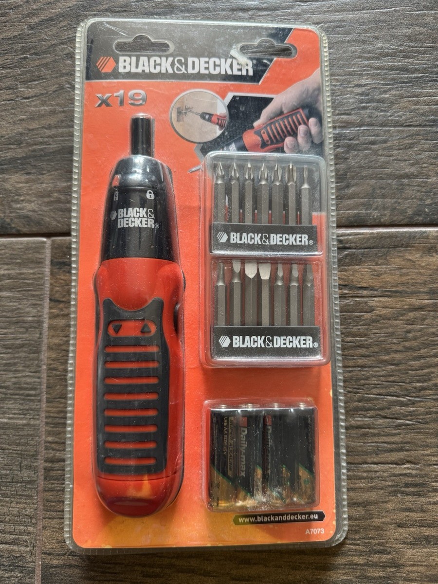 Black Decker Cordless Screwdriver Electric 6V A7073 Battery