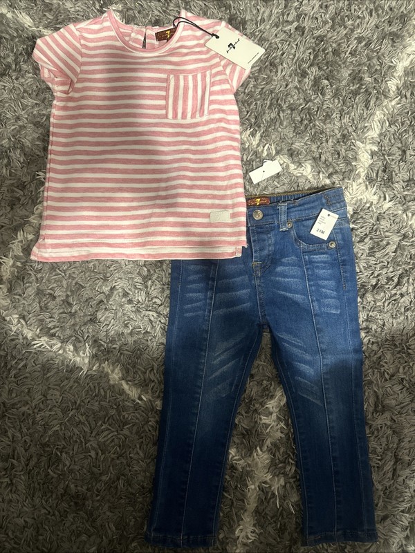 Baby Girl’s 7 For All Mankind Outfit ~ Size 24 Months