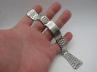 Vintage Seiko lcd wrist watch M159-5028 original metal bracelet 19,7mm