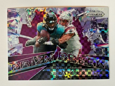 2025 Panini Prizm Brian Thomas Jr. Break Purple Power #/49 Jaguars