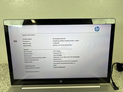 【中古美品】hp Elitebook 850 G5/Core i5 8350U/16GBメモリ/512GB SSD/15.6インチ 4Kディスプレイ/Win11 Pro/TypeC 電源アダプタ Amazon.com: HP EliteBook 850 G5, Intel i5-8350U, 1.70GHz, 16GB RAM