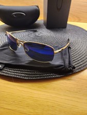 Oakley Crosshair 2.0 Alloy Metal Frame Blue Prizm Polarized Lens Full Pack New